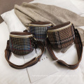 2021 factory whloesale new fashion ins small female fashion woolen bucket shoulder messenger bag